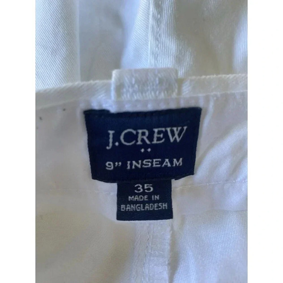 NWT - J.Crew Men's 9" Stretch Chino Short, White, 35 Waist - Picture 7 of 9